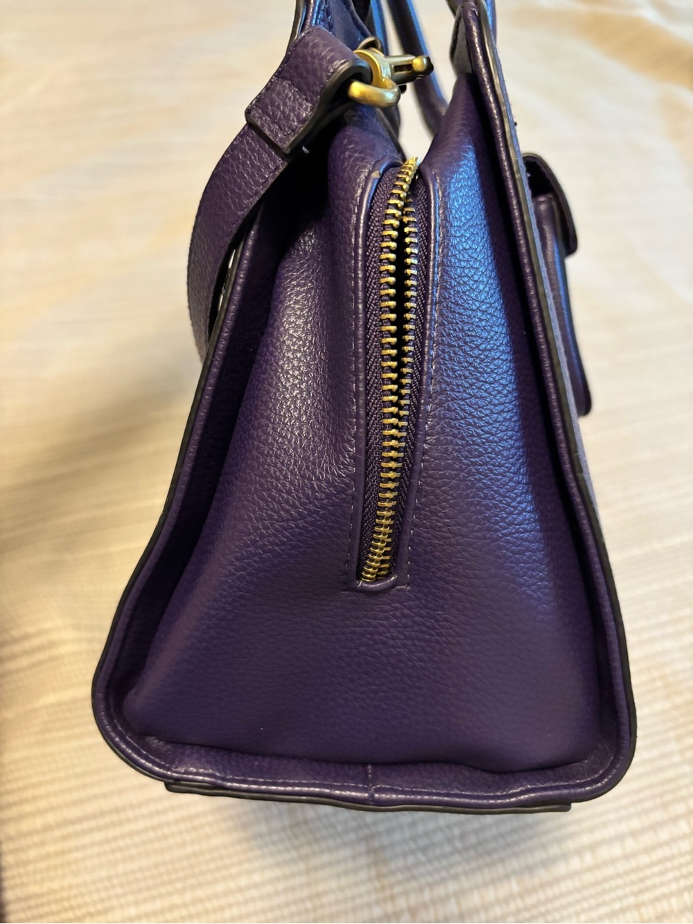3.1 Phillip Lim for Target Purple Leather Top-Handle Satchel - Picture 11 of 12